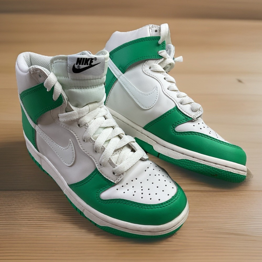 Nike Dunk High GS Youth 5Y Phantom Stadium Green White Basketball Shoes DB2179